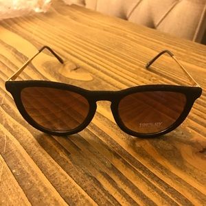 Velvet rimmed sunglasses